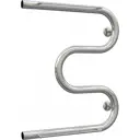 Полотенцесушитель водяной с полкой m-образный Роснерж M101100 500x400 мм боковая универсальная подводка нержавеющая сталь aisi 304 цвет хром