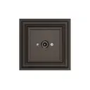 Розетка телевизионная встраиваемая Liregus Ретро 29-027 цвет коричневый
