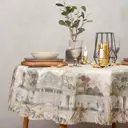 Скатерть на стол Этель Райский сад квадратная 220x220 см цвет разноцветный