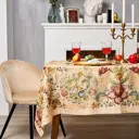 Скатерть на стол Этель Floral pattern круглая 147x219 см цвет разноцветный