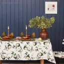 Скатерть на стол Этель Груши круглая 149x110 см цвет разноцветный