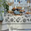 Скатерть на стол Этель Healthy life круглая 180x147 см цвет разноцветный