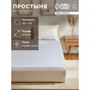 Простыня Этель Hotel 150x215 см хлопок без резинки цвет разноцветный
