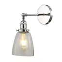 Настенный светильник Lumina deco Fabi Ldw 6800-1 chr+pr цвет хром/прозрачный