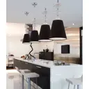 Светильник подвесной Lumina deco Veneziana Ldp 1113 bk 1 лампа 2 м² цвет черный