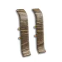 Соединитель для плинтуса Ideal «Дуб Хартли» высота 70 мм 2 шт.