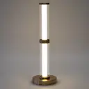 Настольная лампа светодиодная Eurosvet 80536 теплый белый свет цвет латунь