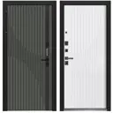 Входная дверь Foreman Verto 8 левый 205x86см цвет мосс/эмалит белый