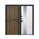 Входная дверь Foreman Verto 9 левый 205x86см цвет орех пекан шоколад/эмалит белый