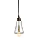 Светильник подвесной Lumina deco Bonio Ldp 7007 1 лампа 2 м² цвет хром/дымчатый