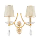 Настенный светильник Lumina deco Dominni Ldw 9268-2 gd цвет кремовый/золотой