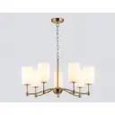 Светильник подвесной Ambrella light Modern Lh56053 7 ламп 14 м² цвет латунь