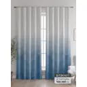 Комплект штор At home Базовая коллекция AT600097 на шторной ленте 260x150 см цвет синий, зеленый