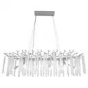 Светильник подвесной Arte Milano-2 23210.1000.10.g9.a cr 10 ламп 20 м² цвет хром
