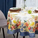 Скатерть на стол Этель Southern fruits круглая 215x2015 см цвет разноцветный