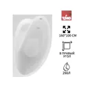 Ванна Timo IVA1610R 160x100x70 акриловая асимметричная цвет белый