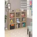 Стеллаж Мэрдэс 9 секций 130x120x35 см ЛДСП цвет дуб сонома