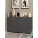 Стеллаж 5 столов 4 секции 122x780x32 см ЛДСП цвет графит