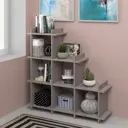 Стеллаж Мэрдэс 6 секций 115x115x30 см ЛДСП цвет ясень анкор светлый