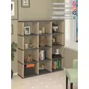 Стеллаж Мэрдэс СПД 3-4 СГ 12 секций 130x149x35 см ЛДСП цвет дуб сонома/графит