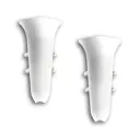 Угол внутренний для плинтуса Ideal «Белый» высота 70 мм 2 шт.