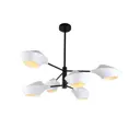 Светильник подвесной Lumina deco Romina Ldp 6037-6 wt+bk 6 ламп 10 м² цвет белый