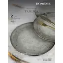 Тарелка 27 см Domenik DMD042-2ECOM Керамика цвет серый