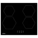 Электрическая варочная панель Monsher MHI 6101 59 см 4 конфорки цвет черный