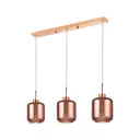 Светильник подвесной Lumina deco Alacosmo Ldp 6811-3 pr r.gd 3 лампы 5 м² цвет розовое золото