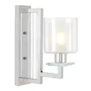 Настенный светильник Lumina deco Manhattan Ldw 8012-1w chr цвет хром/белый/прозрачный