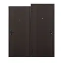 Входная дверь Бриз Штамп левый 205x96см цвет медный антик