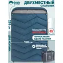 Спальный мешок зимний Jungle Camp Verona Double двухместный две молнии цвет синий