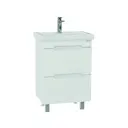 Тумба под раковину Onika Айленд 60 напольная цвет белый