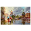 Постер Русская коллекция "Летний дождь в Питере" 64x104 см