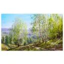 Постер Русская коллекция "Зелёный шум" 64x104 см