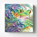 Картина без рамки Postermarket Тропическая лягушка 40x40 см