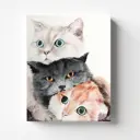 Картина на холсте Postermarket "3 Кота" 40x50 см