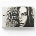 Картина на холсте Postermarket "Девушка Бохо" 90x60 см