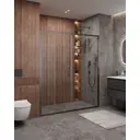 Душевая дверь Cezares Molveno-BF-2-170-C-GM-IV 170см эффект стекла прозрачный раздвижной