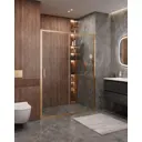 Душевая дверь Cezares Molveno-BF-1-160-C-BORO-IV 160см эффект стекла прозрачный раздвижной