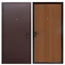 Входная дверь Foreman Ф-01 левый 205x86см цвет антик медь/орех