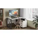 Стол письменный Калифорния мебель Хардвиг 120x76x120 см металл цвет серый