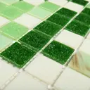 Декоративная мозаика Вива Grass 32.7x32.7см цвет Зеленый