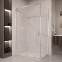 Душевой уголок Vincea Stella VSR-1ST прямоугольник 140x100см черный профиль эффект стекла прозрачный