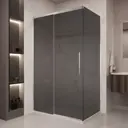 Душевой уголок Vincea Stella VSR-1ST прямоугольник 120x90см хромированный профиль эффект стекла тонированный