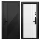 Входная дверь Torex Белла-5 правый 205x86см цвет черная шагрень/бьянко