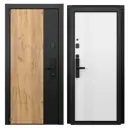 Входная дверь Torex Белла-2 левый 205x86см цвет дуб крафт золотой/бьянко