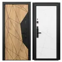 Входная дверь Torex Белла-3 левый 205x95см цвет дуб крафт золотой/бьянко