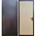 Входная дверь Rex Эконом правый 205x96см цвет антик медь/ясень светлый