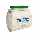 Септик Тверь Classic самотечный выброс воды 200л 500л/сутки белый